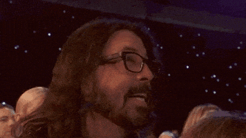 每日GIF(2020-04-22)的gif-Dave Grohl Nod GIF by Recording Academy / GRAMMYs