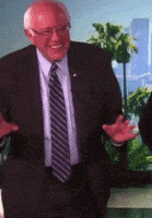 爱跳舞的gif-bernie sanders dancing GIF