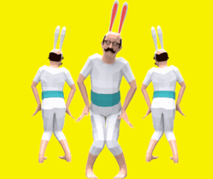 山口 タカ的gif的gif-小さいおじさん 3D