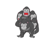 ARAKI AKIRA的gif的gif-ゴリラーズ
