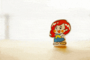 静ラーガール / ジフってあそぼ的gif的gif-【ジフってあそぼ】動く