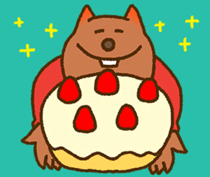 uwabami的gif的gif-Happy birthday !!