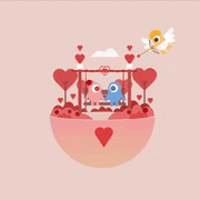 Wuxi Wang的gif的gif-Happy Valentines Day(black)