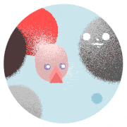 oritoor的gif的gif-Bird in snow