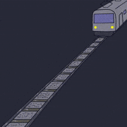 muromuron的gif的gif-居眠り鉄道