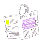 Natsumi Kachi的gif的gif-news paper