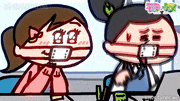 モモウメ【公式】的gif的gif-え・・・いまの・・・プロポーズですか？