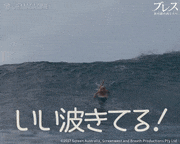 映画「ブレス あの波の向こうへ」【公式】的gif的gif-いい波きてる！