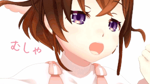 なちょこGIFチャンネル【公式】的gif的gif-むしゃむしゃ①