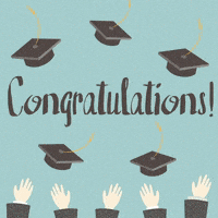 每日GIF(2020-05-28)的gif-toss up congratulations GIF by evite