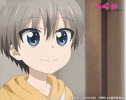 TVアニメ「宇崎ちゃんは遊びたい！」【公式】的gif的gif-なんで教えてくれなかったんスか？