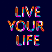 每日GIF(2020-07-23)的gif-Life Typography GIF by Omer Studios