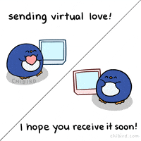 每日GIF(2020-08-14)的gif-Penguin Love GIF by Chibird