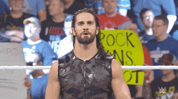 每日GIF(2020-08-24)的gif-Seth Rollins Reaction GIF by WWE