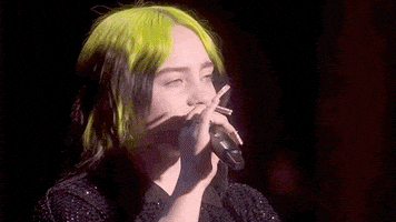 每日GIF(2020-08-30)的gif-Billie Eilish Brits GIF by BRIT Awards