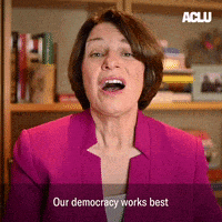 每日GIF(2020-10-09)的gif-Amy Klobuchar GIF by ACLU