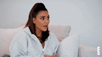 每日GIF(2020-10-09)的gif-Kim Kardashian Reaction GIF by E!