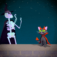 每日GIF(2020-10-14)的gif-Cat Halloween GIF by jjjjjohn