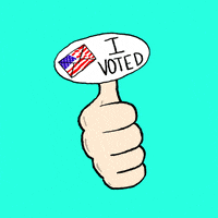 每日GIF(2020-11-02)的gif-Election 2020 Thumbs Up GIF by INTO ACTION