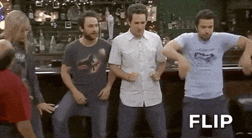 每日GIF(2020-11-07)的gif-Always Sunny Flip GIF