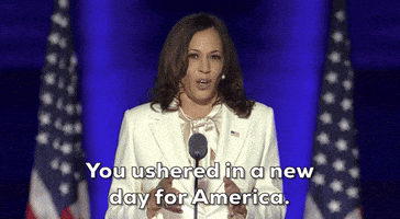 每日GIF(2020-11-08)的gif-Kamala Harris Victory GIF by Election 2020