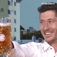 每日GIF(2020-11-08)的gif-Happy Robert Lewandowski GIF by FC Bayern Munich