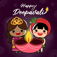 每日GIF(2020-11-15)的gif-Singapore Diwali GIF by Ang Ku Kueh Girl and Friends