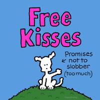每日GIF(2020-11-17)的gif-In Love Kiss GIF by Chippy the Dog