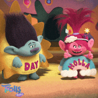每日GIF(2020-11-21)的gif-Happy Trolls Holiday GIF by DreamWorks Trolls