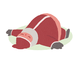 每日GIF(2020-12-15)的gif-Tired Santa Claus GIF by kirun
