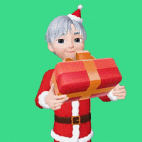 每日GIF(2020-12-23)的gif-Santa Claus GIF by DOMCAKE