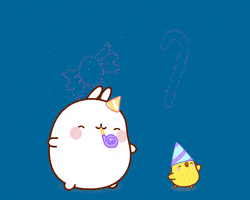 每日GIF(2021-01-02)的gif-New Year Fireworks GIF by Molang