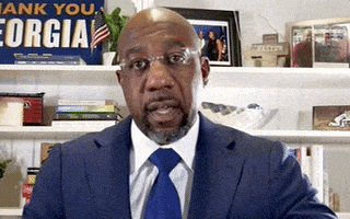 每日GIF(2021-01-07)的gif-Raphael Warnock GIF by GIPHY News