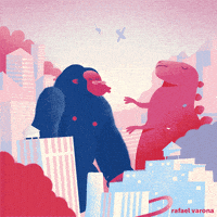 每日GIF(2021-01-22)的gif-King Kong Dance GIF by Rafael Varona