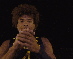 每日GIF(2021-01-30)的gif-College Basketball Applause GIF by WVU Sports
