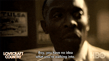每日GIF(2021-02-03)的gif-Take It From Me Be Careful GIF by Lovecraft Country