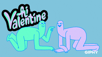 每日GIF(2021-02-15)的gif-Valentines Day Flirting GIF by GIPHY
