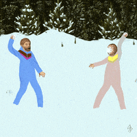 每日GIF(2021-02-19)的gif-Winter Snowball GIF by Scorpion Dagger