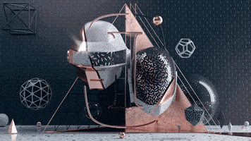 每日GIF(2021-02-23)的gif-Daft Punk 3D GIF by Gifmk7