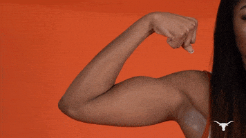 每日GIF(2021-03-03)的gif-Flexing Texas Basketball GIF by Texas Longhorns