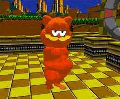 每日GIF(2021-04-01)的gif-Garfield Dancing GIF by MOODMAN