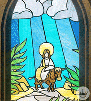 每日GIF(2021-04-04)的gif-Hallmark Ecards Jesus GIF by Hallmark Gold Crown