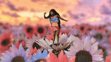 每日GIF(2021-06-13)的gif-Summer Flowers GIF by Tkay Maidza