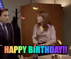每日GIF(2021-07-07)的gif-Happy Birthday GIF by The Office