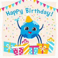 每日GIF(2021-07-12)的gif-Happy Birthday Party GIF by Coccole Sonore
