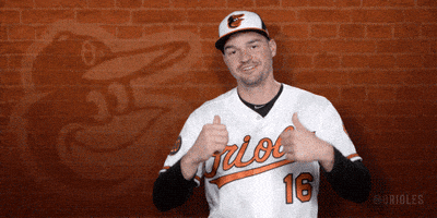 每日GIF(2021-07-13)的gif-Well Done Smile GIF by Baltimore Orioles