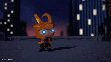 每日GIF(2021-07-15)的gif-iron man loki GIF by Marvel