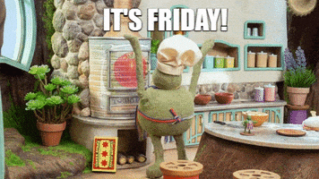 每日GIF(2021-09-18)的gif-Happy Its Friday GIF by The Tiny Chef Show