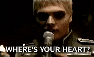 每日GIF(2021-10-30)的gif-Gerard Way Heart GIF by My Chemical Romance