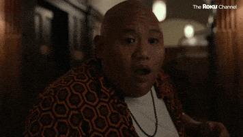 每日GIF(2021-11-10)的gif-Jacob Batalon Wtf GIF by The Roku Channel
